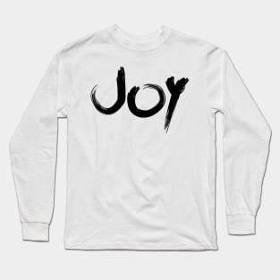 Joy (black) Long Sleeve T-Shirt